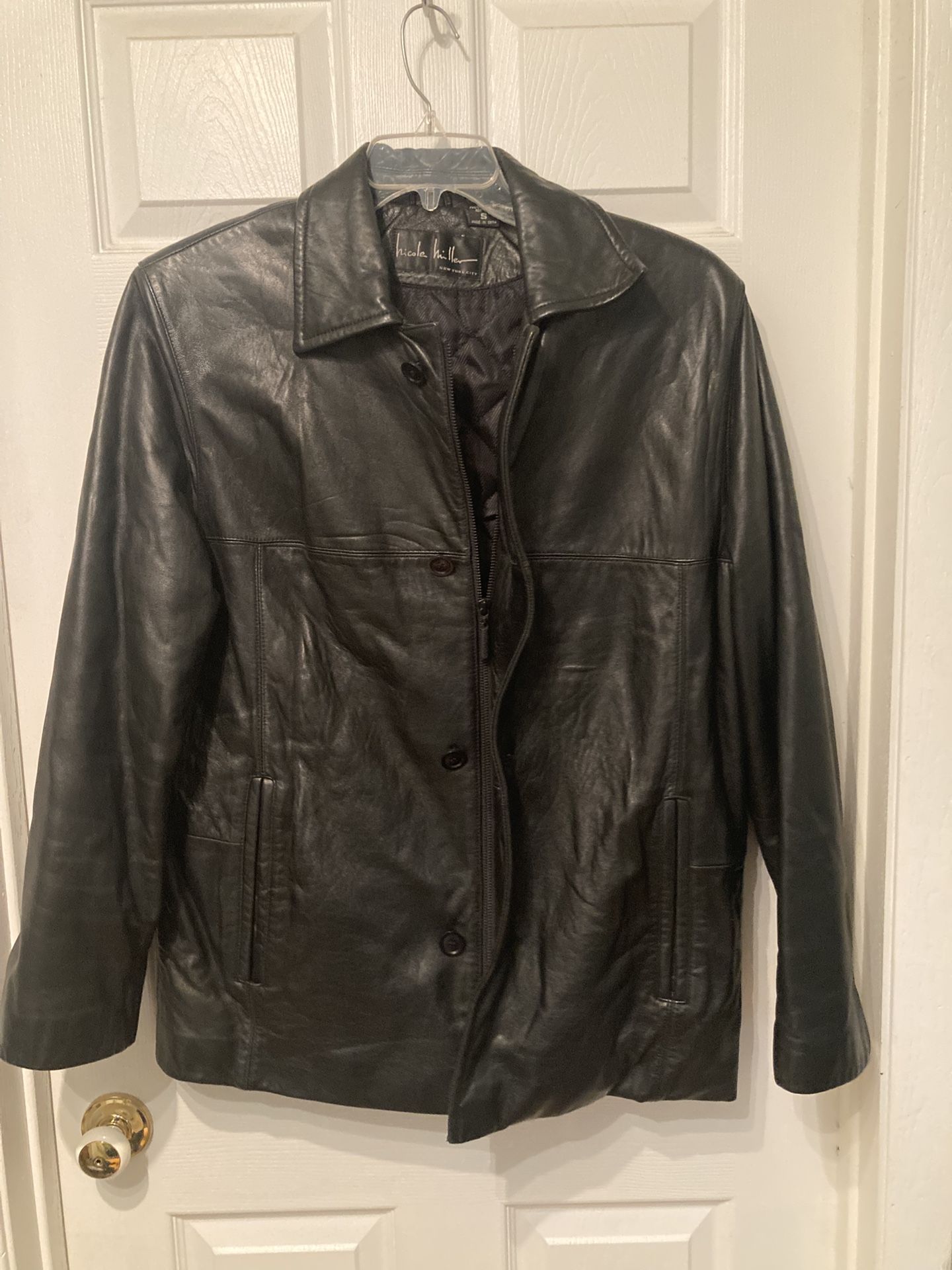 Men’s Leather Jacket Size S