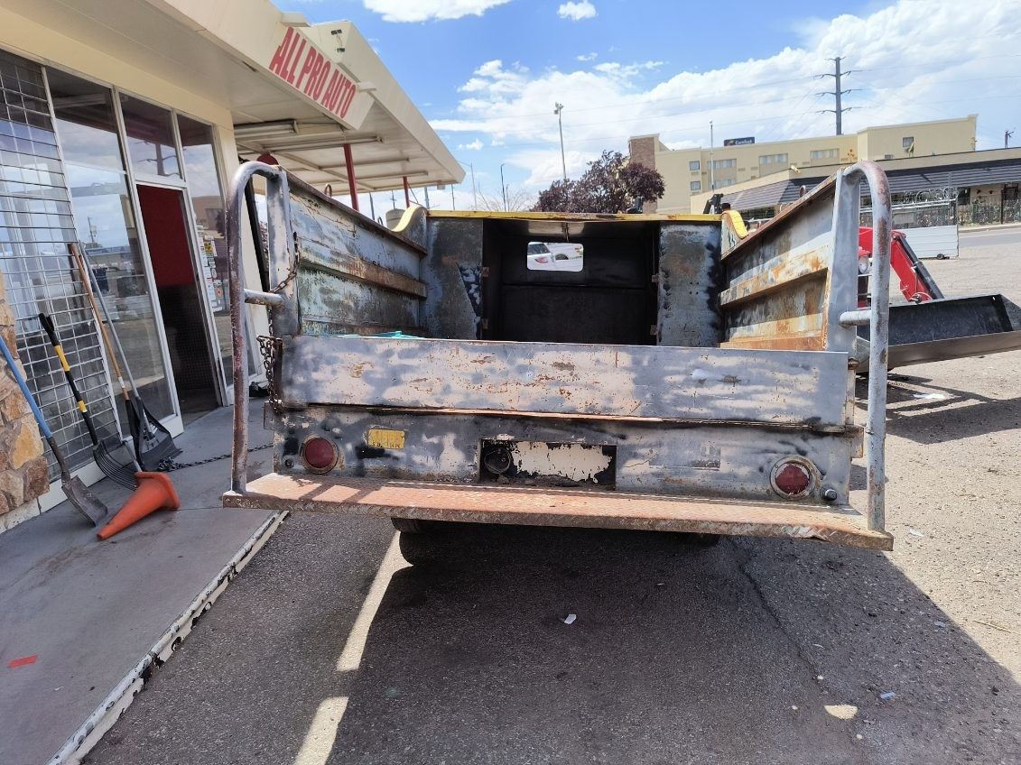 Road Side Service Truck Bed From The 50s 