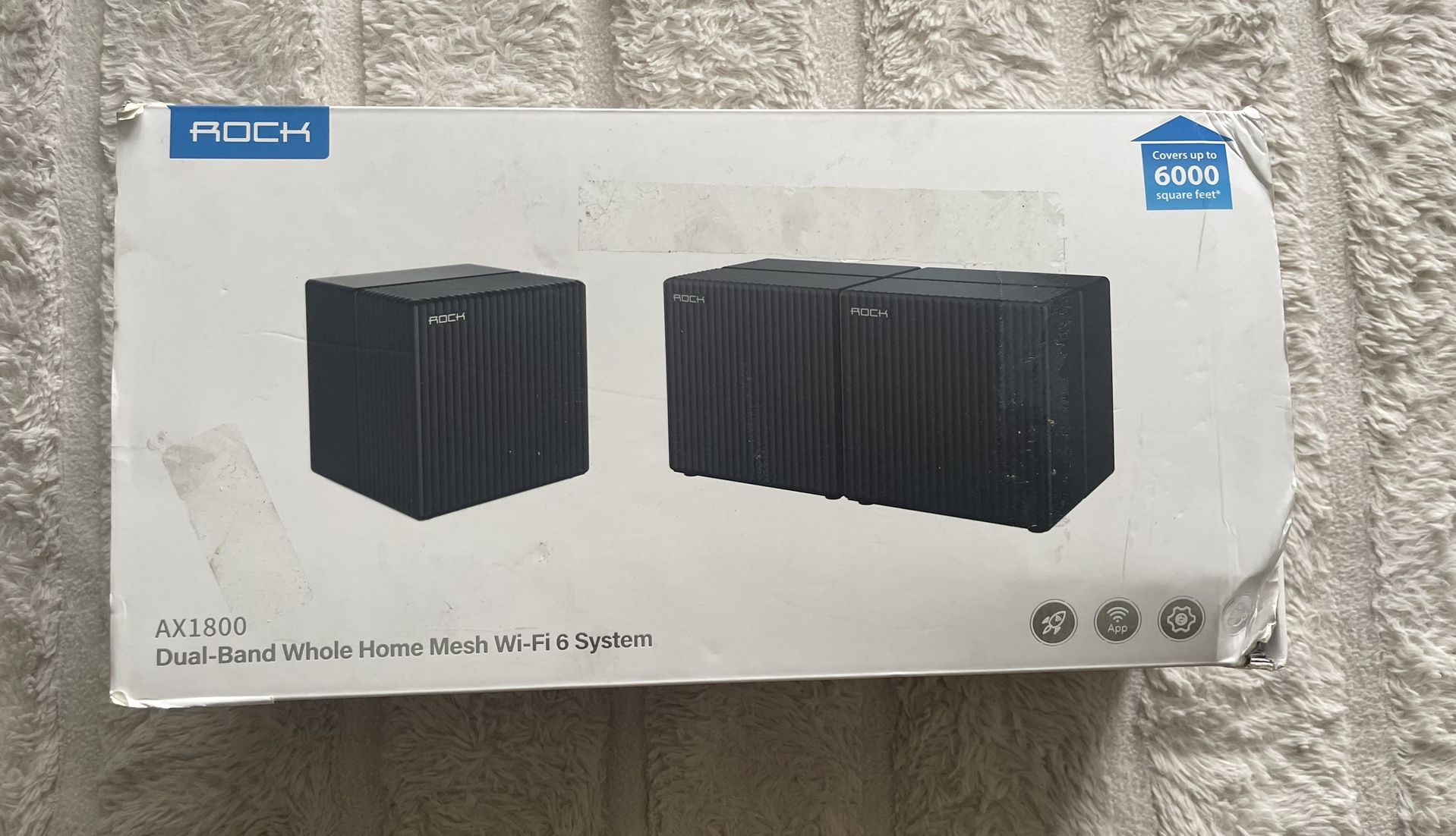 Rock Space Whole Home Mesh System covers up to 6000 square feet 