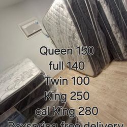 Mattress Pilow Top New 