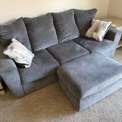 Gray Stairatt Sofa & Ottoman