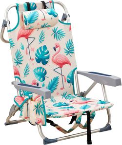 VINGLI Aluminum Backpack Beach Chair