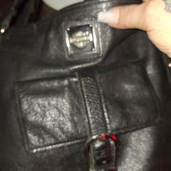 Michael Korrs Leather Purse With Key