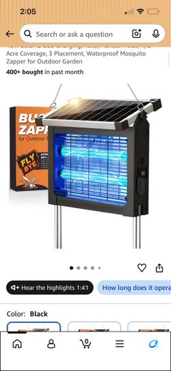 Bug zapper