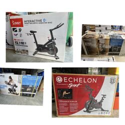 Exercise bike & Elliptical & Rower - NEW