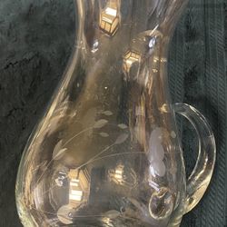 Princess House Heritage Glass Pitcher