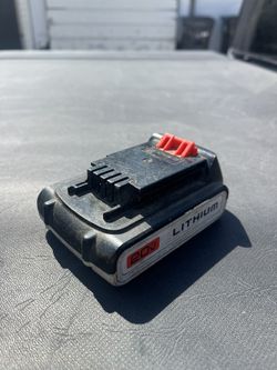 Black And Decker Battery 