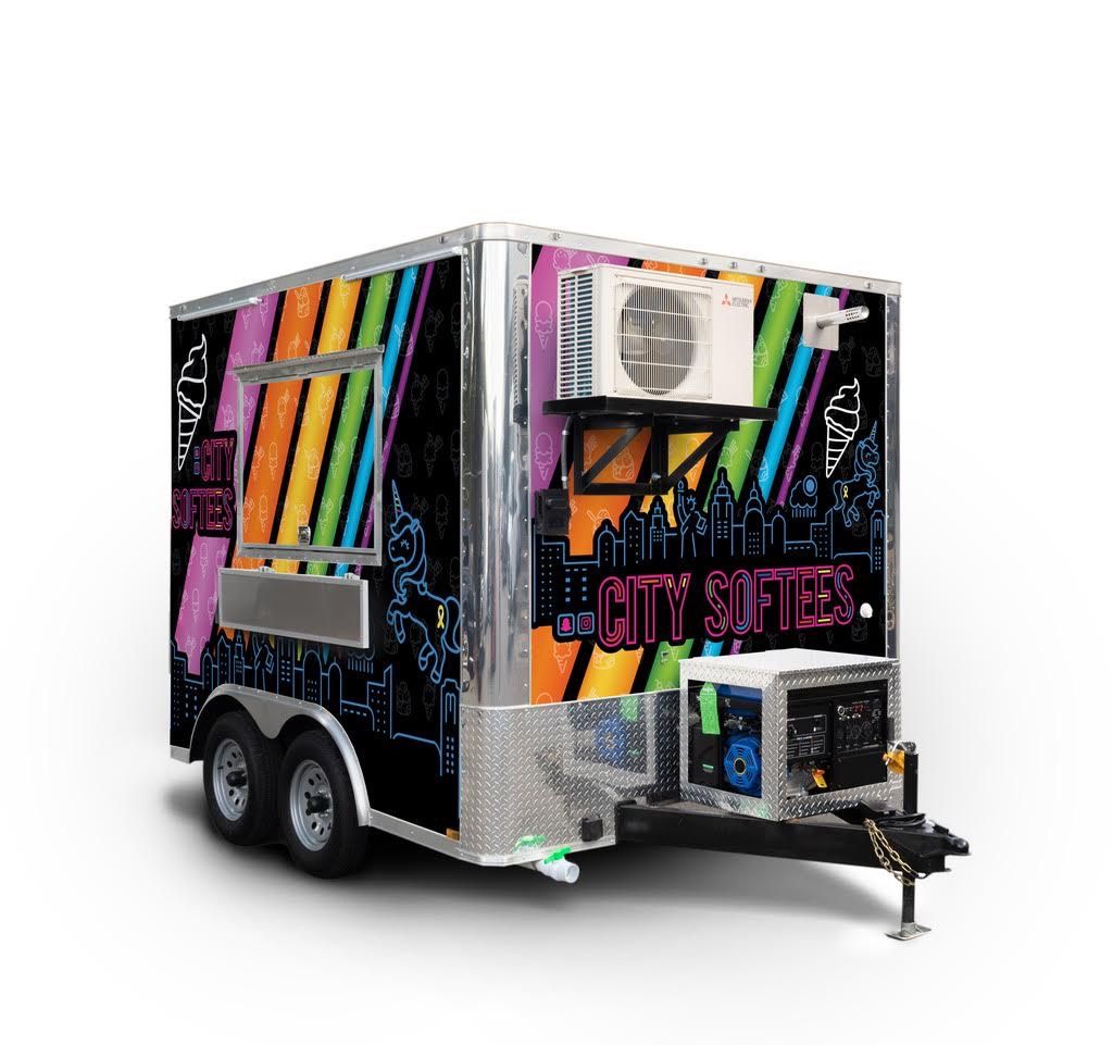 Soft Serve food Trailer 