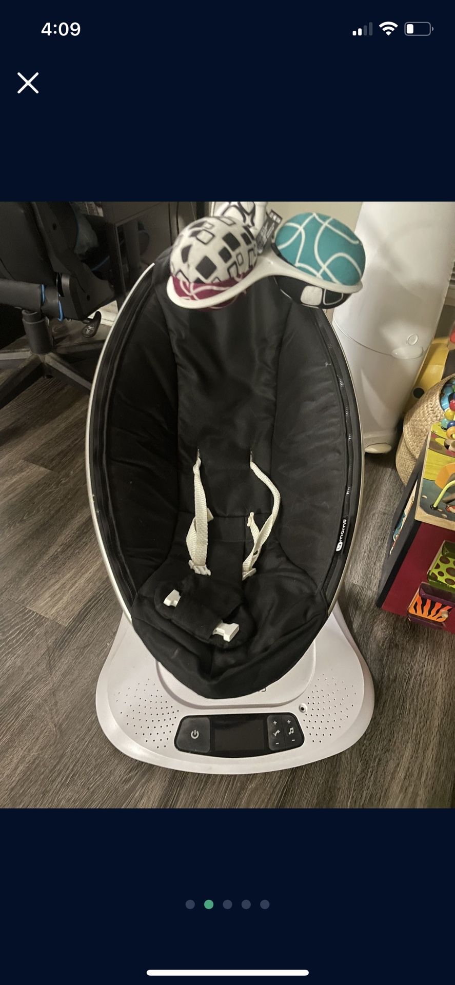 4moms mamaRoo 4 Multi-Motion Baby Swing