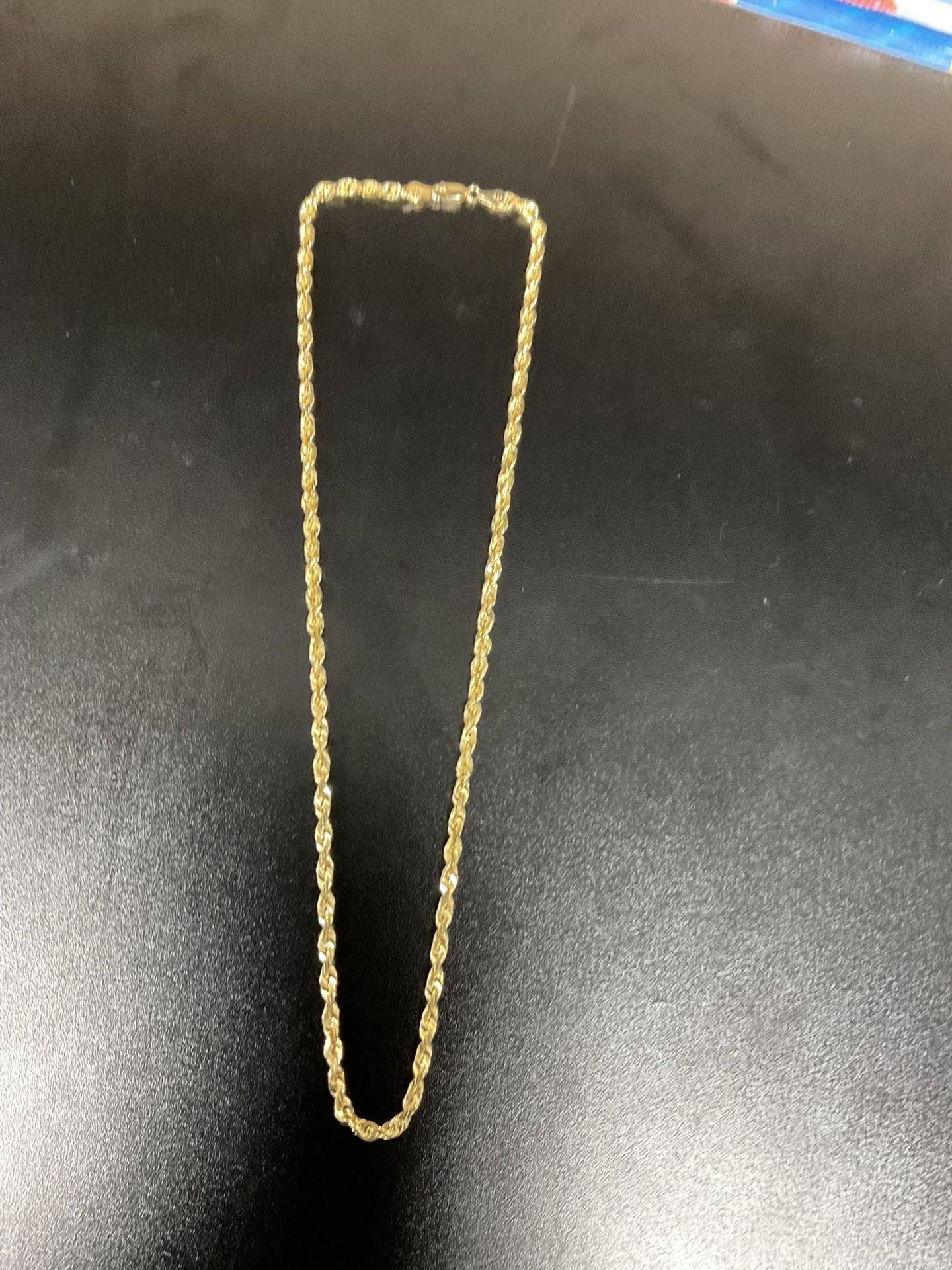 Solid Gold Rope 10k 22inch