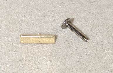 BVLA 14K Yellow Gold Piercing w/ Titanium Post