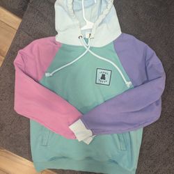 Teddy Fresh Colorblock Unisex Hoodie Sz Small 