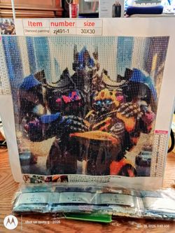 Transformers Optimus Prime Diamond Painting Complete KIT whatmost