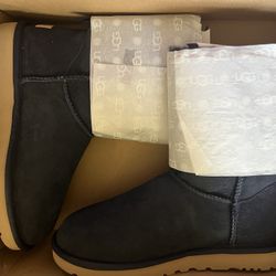 Navy Blue Bow Ugg Boots Size 9women