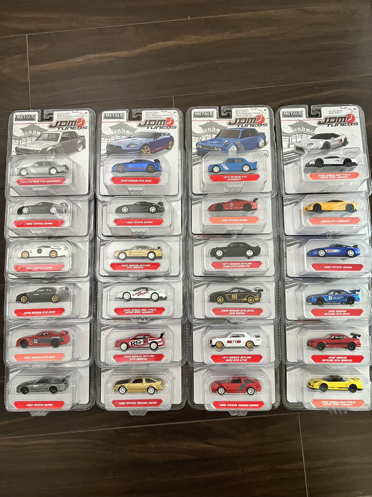 Jada Jdm Import Tuner Die-Cast Cars