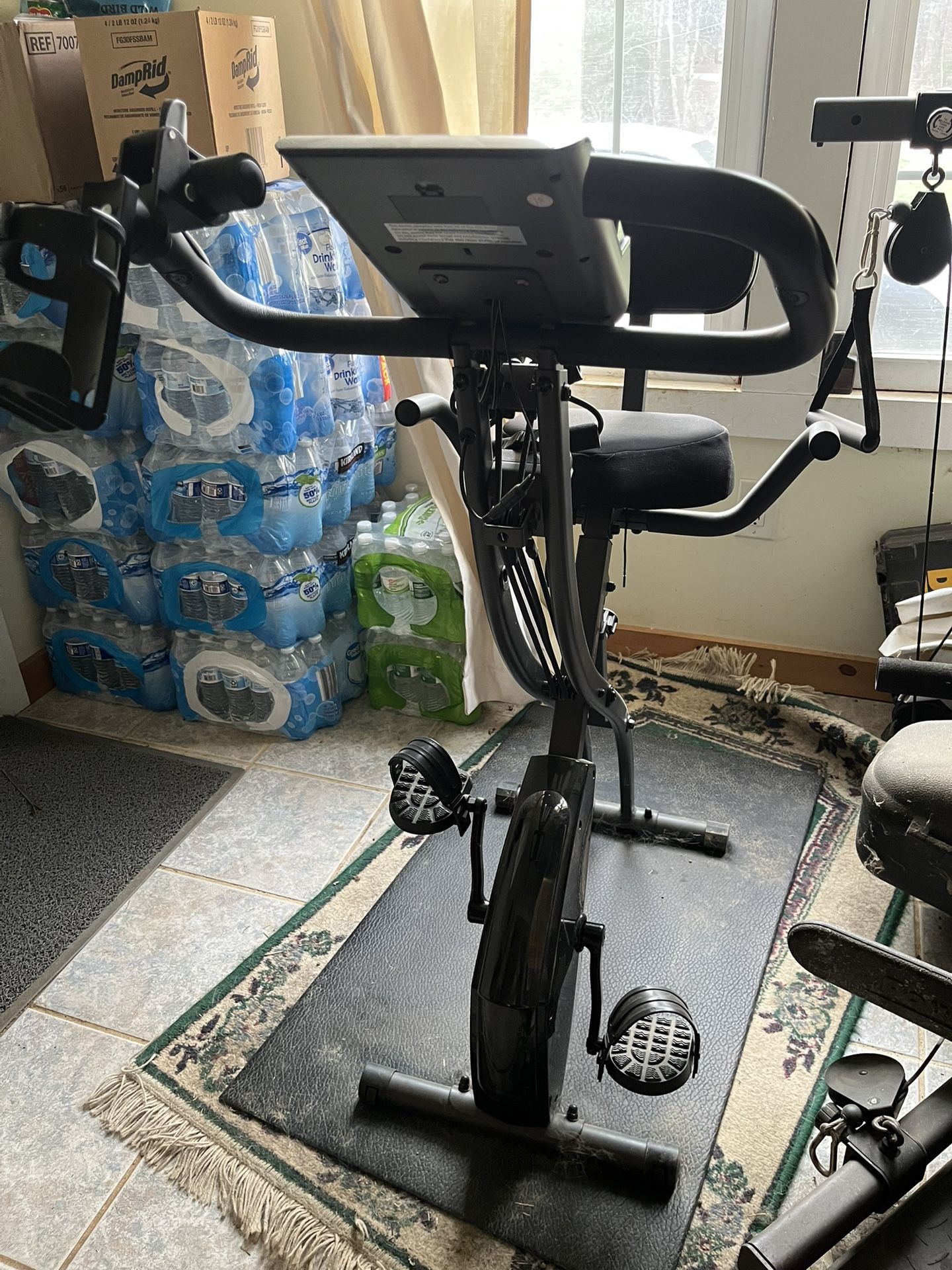 Bulbhead Stationary Bike With Resistance Bands