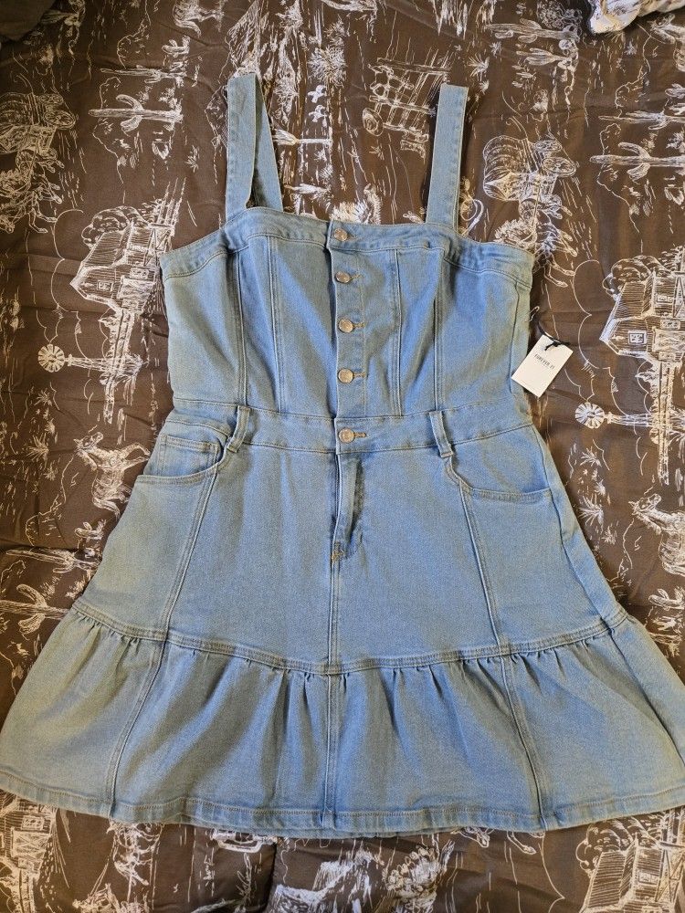Denim Western Dress