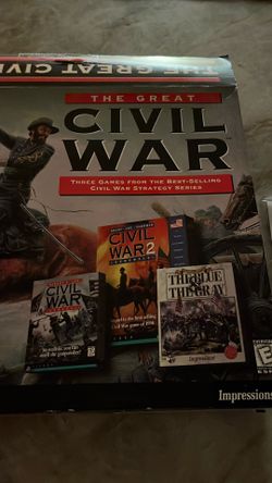 The Great Civil War - 3 Games On 2 Discs PC-CD - ROM 