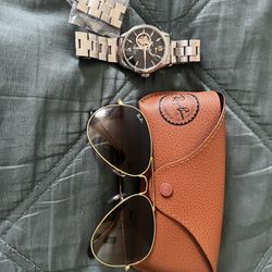 Orient Star Automatic Watch + Free Ray-Ban Aviator Sunglasses – Great Bundle! 