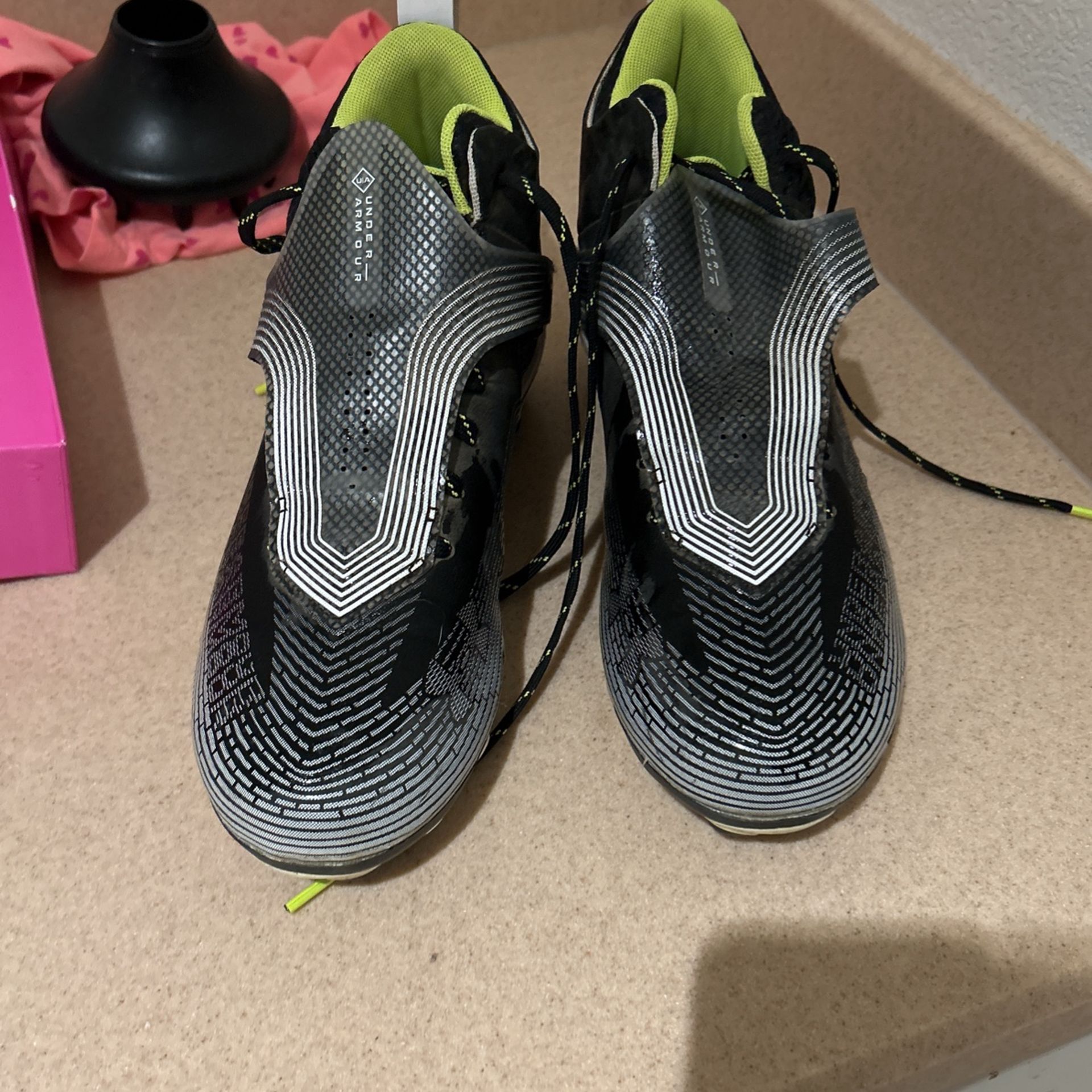 Under Armor Football Cleats High Tops For Linemen Size 10 And A Half Men’s
