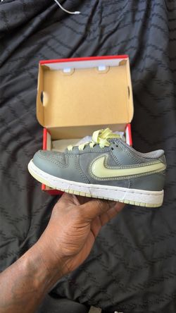 Nike Dunk Low Grey Lime Green Sneakers
