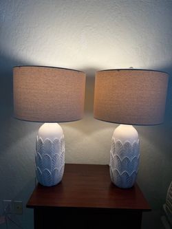 Pair of 25.5” Table Lamps
