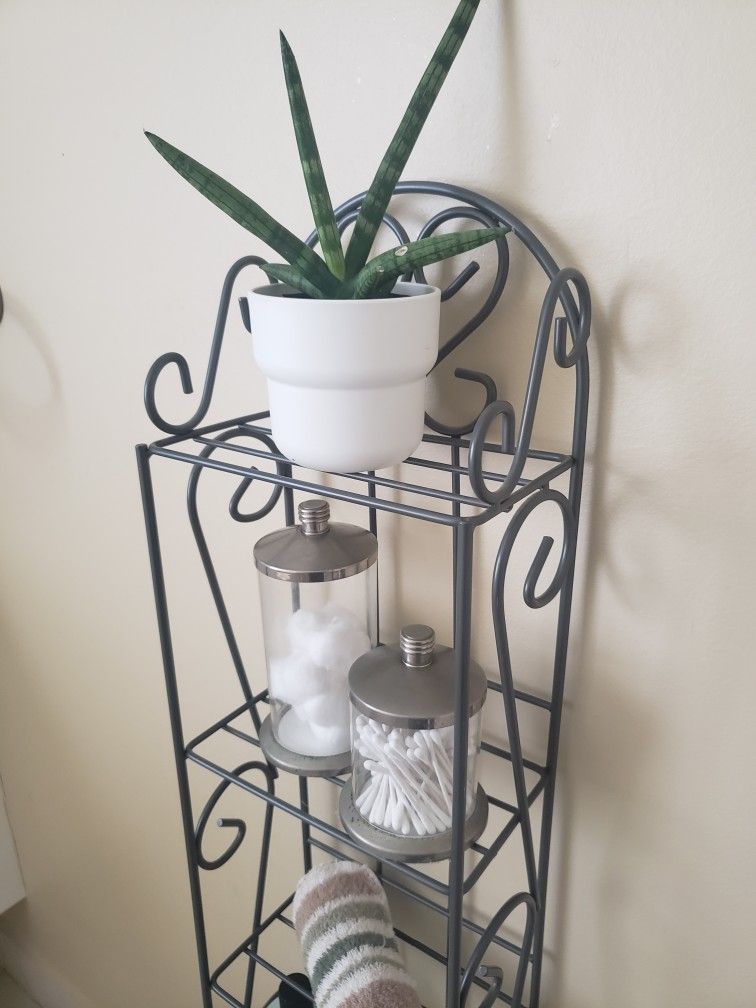 Iron Plant Stand Organizer 