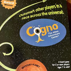 Complete Vintage 2003 Cogno The Alien Adventure Board Game