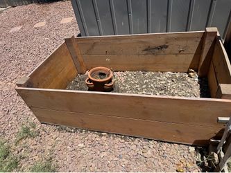 Wood planter