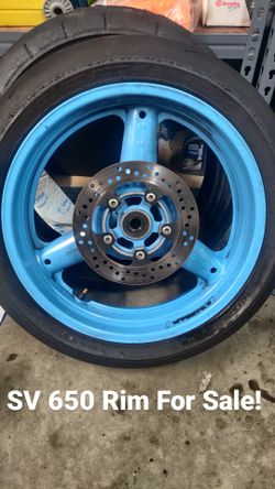 SV 650 Rear Rim
