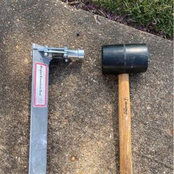 Clincha Tool and Black Rubber Mallet Kit
