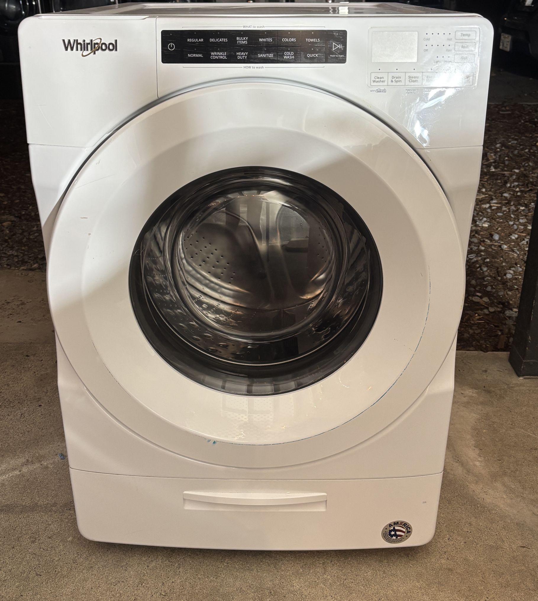 Whirlpool washing machine with free delivery