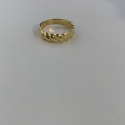 14k Gold Rope Ring