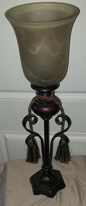 Vintage Bronze Votive Candle Stand Home Décor
