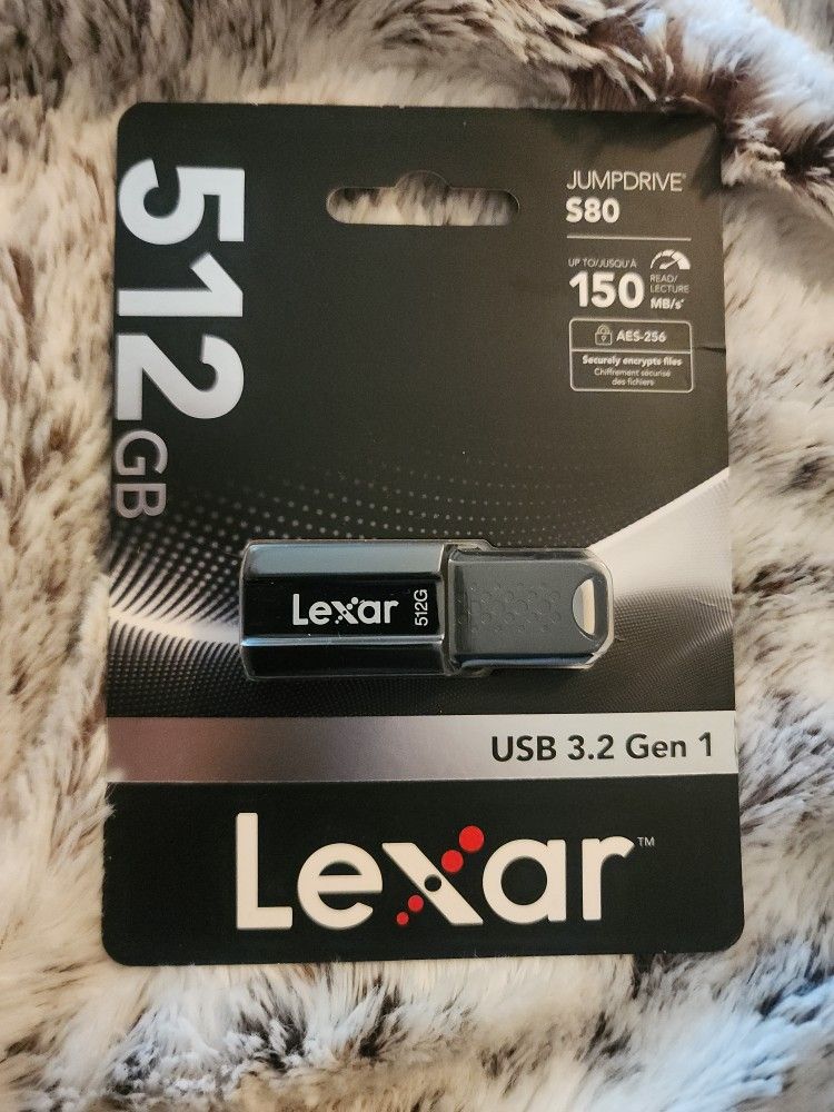 Lexar Jumpdrive S80 512GB USB 3.2 Flash Drive Up To 150 Mb/s