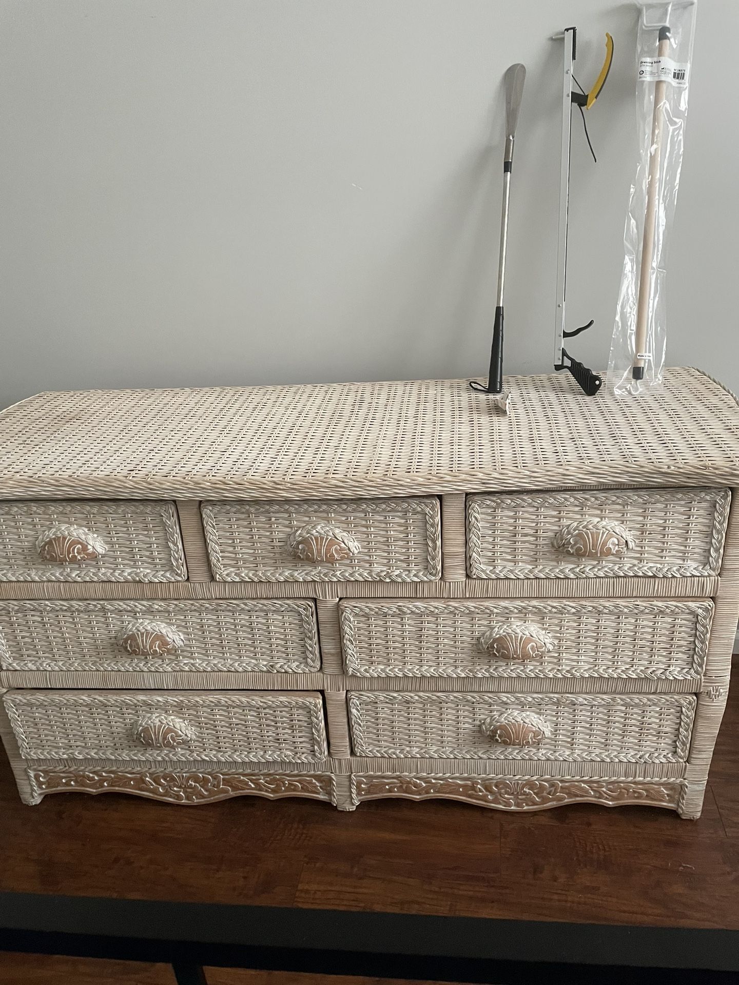 Wicker Dresser