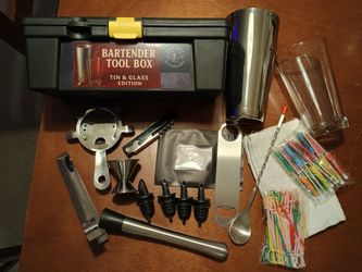 Bartender Kit (old school) Tin and Glass