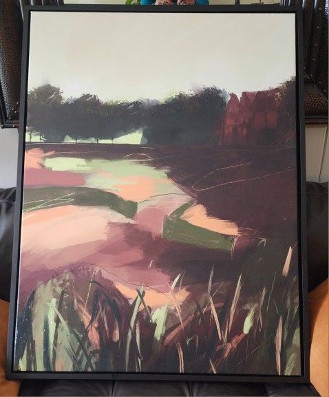 Landscape Wall Art Boho Colors