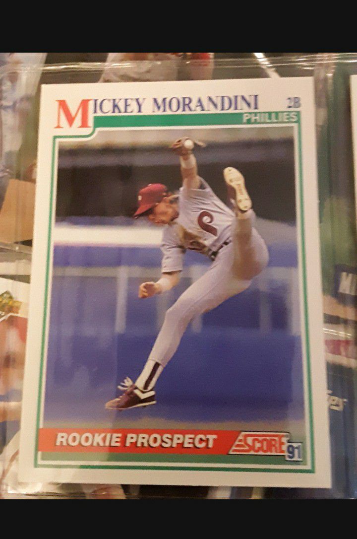 (27) Mickey Morandini Baseball Cards