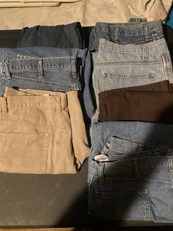 E .. Lot of Pants Sizes 36 & 38