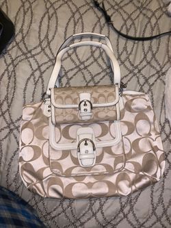 Coach Cream purse