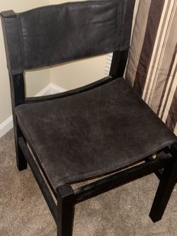 Williams Sonoma Leather Dining Chair