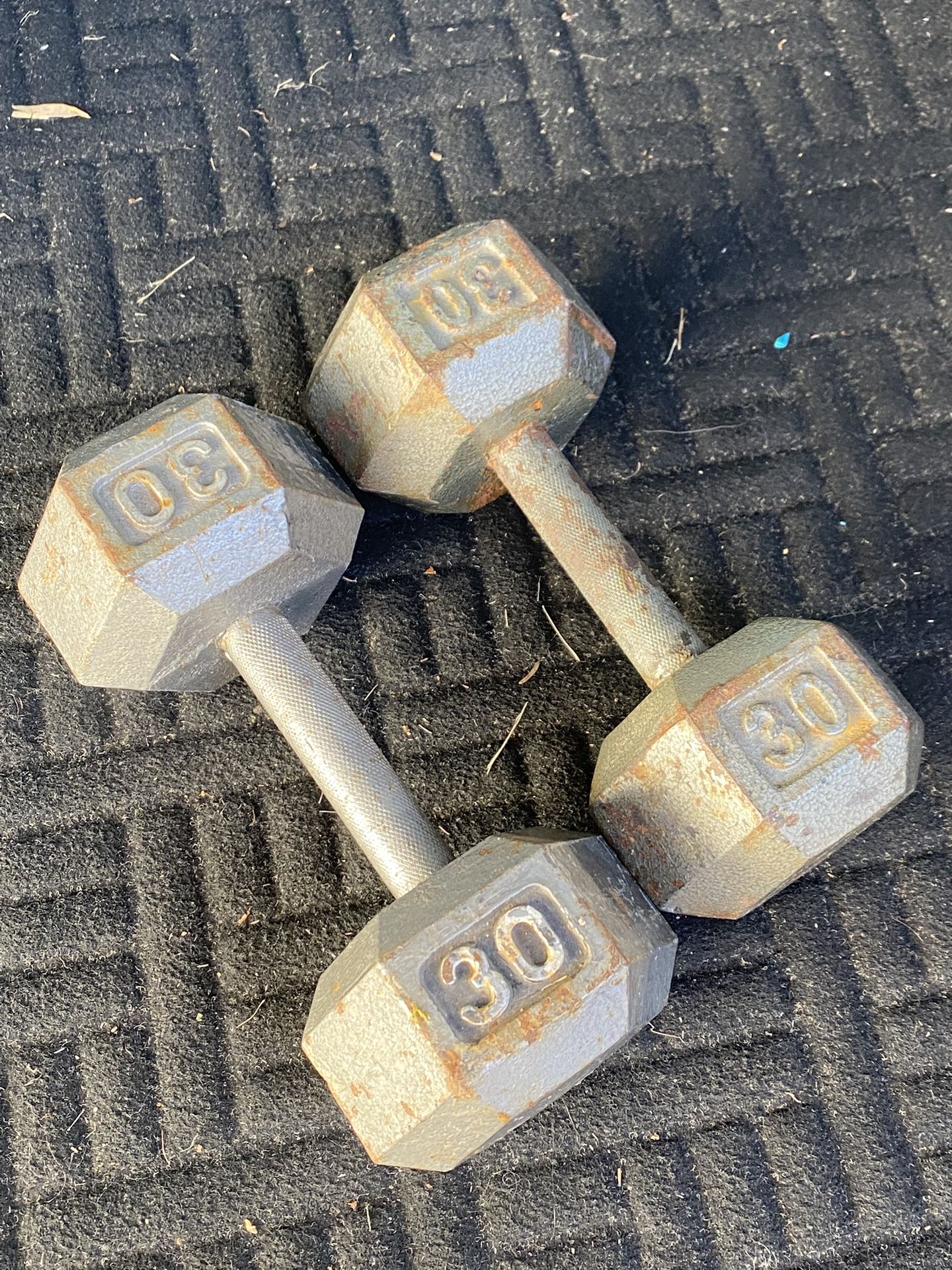 Pair Of 30 Lb Dumbbells (PENDING SALE)
