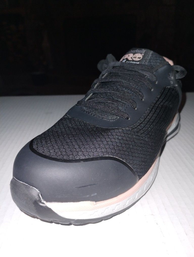 (Size-8) New, Women's, Timberland PRO Drivetrain Composite Safety Toe Athletic Work shoes.
