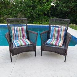 Patio Chairs Hampton Bay Patio Outdoor Furniture Rattan Wicker Chair Stationary Dining Chair