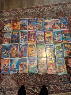 Disney vhs clamshell with movies inside