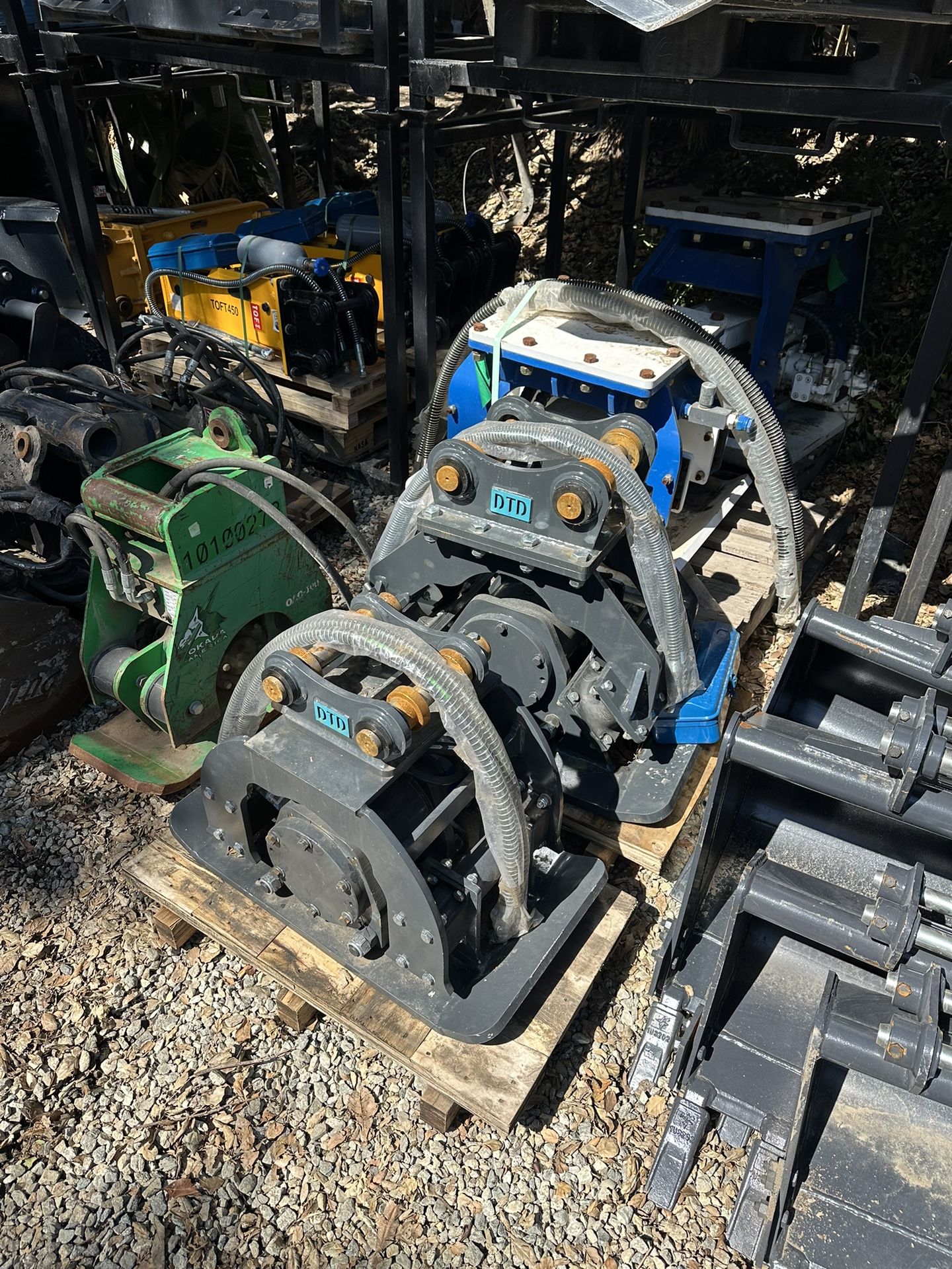 Mini Excavator Vibrating Plate Compactors