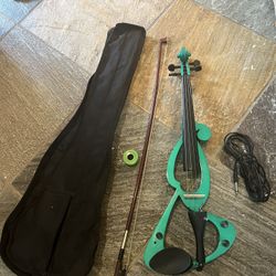 Electric Violin With Case And bow 