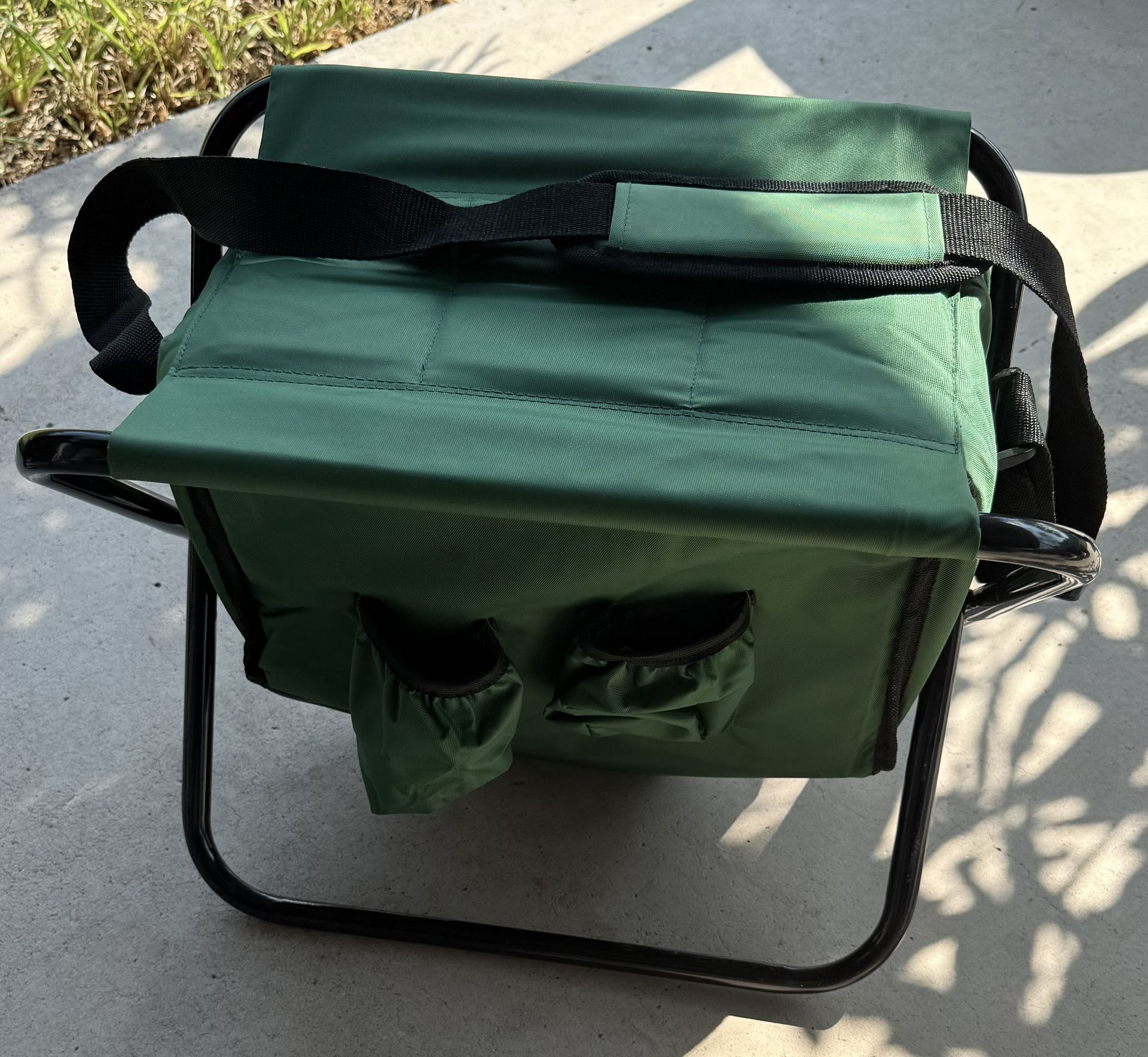 Camping Stool With Cooler