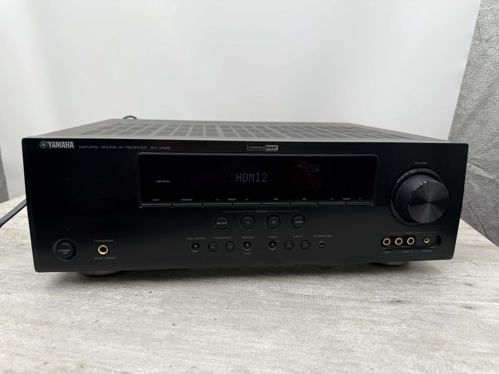 Yamaha RX-V465 - 5.1 Ch HDMI Home Theater Surround Sound Receiver Stereo System